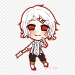 &bdquo;Tokyo Ghoul&ldquo; lipdukai Ken Kaneki &bdquo;Tokyo Ghoul&ldquo; lygintuvas ant drabužių aplikacijos Lipdukai ant drabužių Kar&scaron;čiui jautrus pritaikytas pleistras