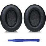 Pakaitinės ausinės, suderinamos su Sennheiser HD201 / HD180 / HD201S / HD206/HD449 ausinių ausinių pagalvėlėmis, ausinių ausinių pagalvėlių remonto dalimis juoda