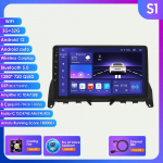 Hizpo 8GB+128GB 9'' 2Din Android 12 DSP RDS automobilinio radijo multimedijos vaizdo grotuvas, skirtas Mercedes Benz C-Class 3 W204 S204 2006-2011 SWC GPS Carplay 4G S1 8Core 3G 32G AI