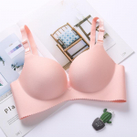 Stori ir ploni modeliai be plieninio žiedo, mažos krūtinės, mergaičių apatinis trikotažas, surenkama reguliuojama liemenėlė Vienos dalies nežymi liemenėlė 32/70A rožinė