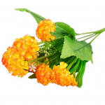 9 galvų dirbtinės hortenzijos puok&scaron;tės vakarėlis namuose Vestuvės netikros nuotakos &scaron;ilko gėlės rožinė