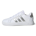 Adidas Grand Court 2.0 Big Kid balti matiniai sidabriniai sportbačiai vaikams debesies balti GW6506 29