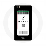 Coque pour Huawei P8 Lite Billet d'avion Dubai