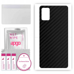 apgo Protective Skin Sticker for the back compatible with Umidigi S5 Pro, Wrap Film, Foil, Vinyl - Pattern Carbon Black