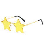 Madingi dekoro akiniai Trend Nauji be rėmelių akiniai nuo saulės Asmeniniai HD akiniai nuo saulės Žvaigždės formos Vyrams Moterims Madingi skėčiai nuo saulės vairuojant Žvejyba Populiaru