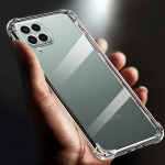Sustorintas oro pagalvės smūgiams atsparus skaidrus mink&scaron;tas TPU telefono dėklas Samsung Galaxy M33 5g dėklui skaidrus galinis dangtelis M 33 funda dėklai for samsung M33 5G skaidri