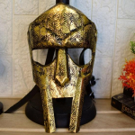 MF Doom Kaukė Helovino Kostiumas &Scaron;arvai &Scaron;almas Gladiatorius Maksimas &Scaron;almas LARP/Renesansas