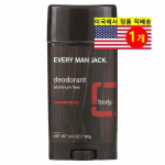 Every Man Jack Deodorant Aluminum Free Cedarwood Fragrance, 1 pc, 88g