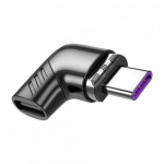 Ne&scaron;iojama mini 100 W QC 4.0/3.0 USB tipo C magnetinio adapterio jungtis ne&scaron;iojamajam telefonui itin greitam įkrovimui balta