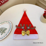 Animacinio filmo Kalėdų Senelio kepurė Kalėdų Senelis Sniego senelis Briedis siuvinėta Kalėdų puo&scaron;mena Kalėdoms Naujiesiems Metams &Scaron;ventinių atostogų vakarėlio reikmenys 1PC