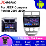 skirtas Jeep Compass MK Patriot 2007&ndash;2009 Radio 2 Din Android Stereo Ekranas GPS Autoradio Head Unit Carplay Automobilinis multimedijos grotuvas 4 core 1GB+32GB carplay