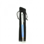 Pierres et Min&eacute;raux. Stylo min&eacute;raux Howlite des USA. Couleur Bleu.