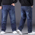 10XL dydžio dideli džinsai, vyri&scaron;ki madingi vyri&scaron;ki džinsai, plačios kojos, džinsinės kelnės, skirtos vyrams, dirbantiems, žygiams, kasdieniam dėvėjimui, laisvi, didelio dydžio džinsai 30