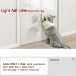 Ypač storas katės draskymo apsaugos lipdukas, lipnus, skaidrus, sienų, sofos, baldų apsauga, apsauga nuo draskymo, atsparus purvui, lengvai nuplė&scaron;iamas ir priklijuojamas [Width 60cm * Length 10m]