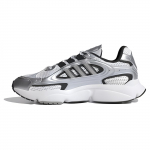 adidas Ozmillen Sidabrinės Metalinės Juodos Unisex Sportbačiai Pagrindinės Juodos Avalynė-Balta IF1814 41⅓