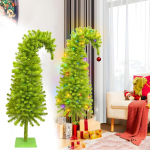 90cm Imituotas Didelio Tankio Medis &Scaron;ventinė Dekoracija Kreivas Medis One Size žalia