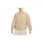 Nike Sportswear Fleece Striukė su viengubo atlapo apykakle Moteri&scaron;ka vir&scaron;utinė apranga Kukurūzų spalvos FB8708-200 XL