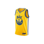 Jordan NBA 20 Golden State Warriors Klay Thompson Laisvo kirpimo krep&scaron;inio liemenė Vyri&scaron;ki vir&scaron;utiniai drabužiai Žalia Geltona CV9477-732 S