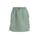 Adidas Originals Sportinis Sijonas su Ki&scaron;enėmis ir Kontrastingomis Trys Juostelėmis Moteri&scaron;kos Kelnės Trace-Green IX6001 M