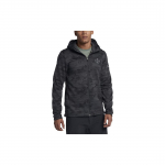 Nike Kamufliažinis Spaudinys Logotipas Su Gobtuvu Užtraukiama Striukė Vyri&scaron;kos Striukės Juoda 890573-060 M