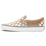 Vans Slip-On &Scaron;achmatinė Ra&scaron;tais Laisvalaikio Žemi Batai Ritinėjimui Unisex Sportbačiai Chaki VN0A33TB9EY 36.5