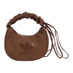 Adidas Originals Daugkartinio Naudojimo Audinio Debesies Formos Rankinė ant Peties, Per Kūną Ne&scaron;iojama Rankinė, Rankinė Įprasta Moteri&scaron;ka Tamsiai Ruda Adidas JZ2277 tamsiai ruda spalva