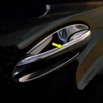 Door Handle Cover Trim For Mercedes Benz C class W203 2000-2007 ABS Chrome