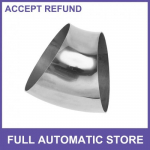 45 Degree Mandrel Bend Elbows 5 inch OD Thickness 12mm 201 Stainless Steel