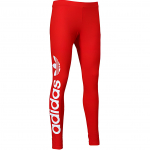 Adidas Originals Sportinio Gyvenimo Būdo Serija Laisvalaikio Mada Kvėpuojanti Patogi Sportinė Ilgos Kelnės Moteri&scaron;kos Kelnės Raudona AY8108 S-34