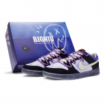 Nike Dunk Low vir&scaron;utiniai riedlenčių batai Vyri&scaron;ki Juodi Balti Violetiniai DV0827-100(Team80-S-BOX) 44