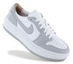 Air Jordan 1 Elevate Low - Moteri&scaron;ki sportbačiai Platforminiai batai Balti-Pilki DH7004-100 ORIGINALūs EU 41 US 9.5 balta