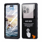Prabangus IP68 atsparus vandeniui telefono dėklas, skirtas Xiaomi Poco X7 X6 X5 X4 X3 M7 M6 M5s M5 M4 M3 Pro 5G GT NFC 360 pilnas dangtelis AirBox Max Xiaomi Poco X7 Pro juoda