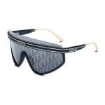Dior Club M2U Ra&scaron;tuoti Pusiau Skaidrūs Mėlyni Akiniai nuo Saulės Moteri&scaron;ki akiniai nuo saulės DIORCLUB-M2U-31B8 Basic Packaging-Eyeglass Case+Box,F,Blue