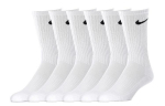 Nike auk&scaron;tos kojinės Unisex 6 poros Baltos Poros SX7666-100 M white