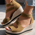Moterims Žuvies burnos platformos basutės Atviras pir&scaron;tas Laisvalaikio basutės su užtrauktuku Lengvi neslystantys plei&scaron;tai Dizainerių batai Zapatos De Mujer 36