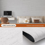 Itin plonas 3D mink&scaron;tas romėni&scaron;ko travertino lankstus sienų skydelis - lipdukas remontui 60cm x 2.8m Roll
