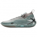 Li Ning Way Of Wade 11 Tekstilė, Skaldyta karvės oda Žemi kasdieniai batai Vyri&scaron;ki Žalia Pilka ABAU049-20 43.5