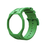 Biokeraminis modifikavimo rinkinys Swatch x AP Royal POP Biokeraminiam dėklui Silikoninis dirželis Ki&scaron;eninio laikrodžio konvertavimas į laikrodį ant rie&scaron;o Pakeitimo aksesuaras No Box green