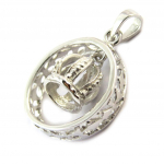 Les Tr&eacute;sors De Lily [C3648] - Pendentif Argent 'King'