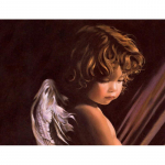 5D Diamond Painting Religions serija Angel Baby Christ Visi&scaron;kai apvalus deimantinis siuvinėjimas 20X30CM