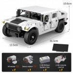 Cada 1380vnt City nuotolinio valdymo visureigis statybiniai blokai techniniai RC lenktyniniai automobiliai transporto priemonės plytos dovanos žaislai vaikams berniukams With Motor