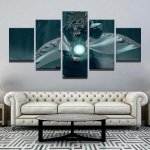 5 dalių anime Hokage Minato Namikaz sienos drobės meno atspaudas Tapybos plakatas Muti paveikslas namų dekoravimui Tapyba Vaikų kambarys 20x35cm*2 20x45cm*2 20x55cm*1