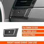 Skirtas BMW X3 E83 2004 2005 2006 2007 2008 2009 2010 Anglies pluo&scaron;to lipdukas Centrinio valdymo pavarų dėžės i&scaron;leidimo angos interjeras automobiliui 4 RHD