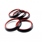 ABS Air Condition Air Vent Outlet Ring Cover Trim for Mercedes Benz A Class W176 ( not for CLA 2013-2018 A Class raudona juoda spalva