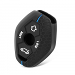 Automobilio raktelio FOB korpuso laikiklio dangtelis, skirtas BMW X3 X5 Z3 Z4 3 5 7 serijai E38 E39 E46 E83 1998-2005 m. raudona