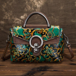 3D reljefinės moteri&scaron;kos rankinės Vintažinio dizaino pečių krep&scaron;iai Gamintojas Madingas Crossbody Bag Natūralios odos krep&scaron;iai GZW