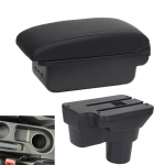 &bdquo;Hyundai SOLARIS&ldquo; &bdquo;Hyundai Solaris 2 Accent Verna&ldquo; automobilio porankių dėžutės priedai Vidaus dalys USB sąsaja Peleninė 2017&ndash;2022 m. juoda/balta