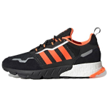 adidas ZX 1K Boost Juodi Saulės Oranžiniai Unisex Sportbačiai Pagrindinė Juoda Sidabrinė Metalinė H00428 42⅔ black