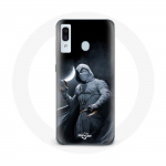 Coque pour Samsung Galaxy A40 Moon Knight Batman S&eacute;rie Teaser Saison 1 Bande Annonce 2022