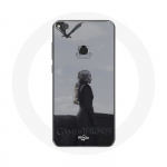 Coque pour Huawei P8 Lite 2017 Game of Thrones Saison 8 Daenerys Targaryen feu et sang Le Tr&ocirc;ne de F